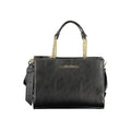Mario Valentino Schwarze Damen-Handtasche aus Polyurethan