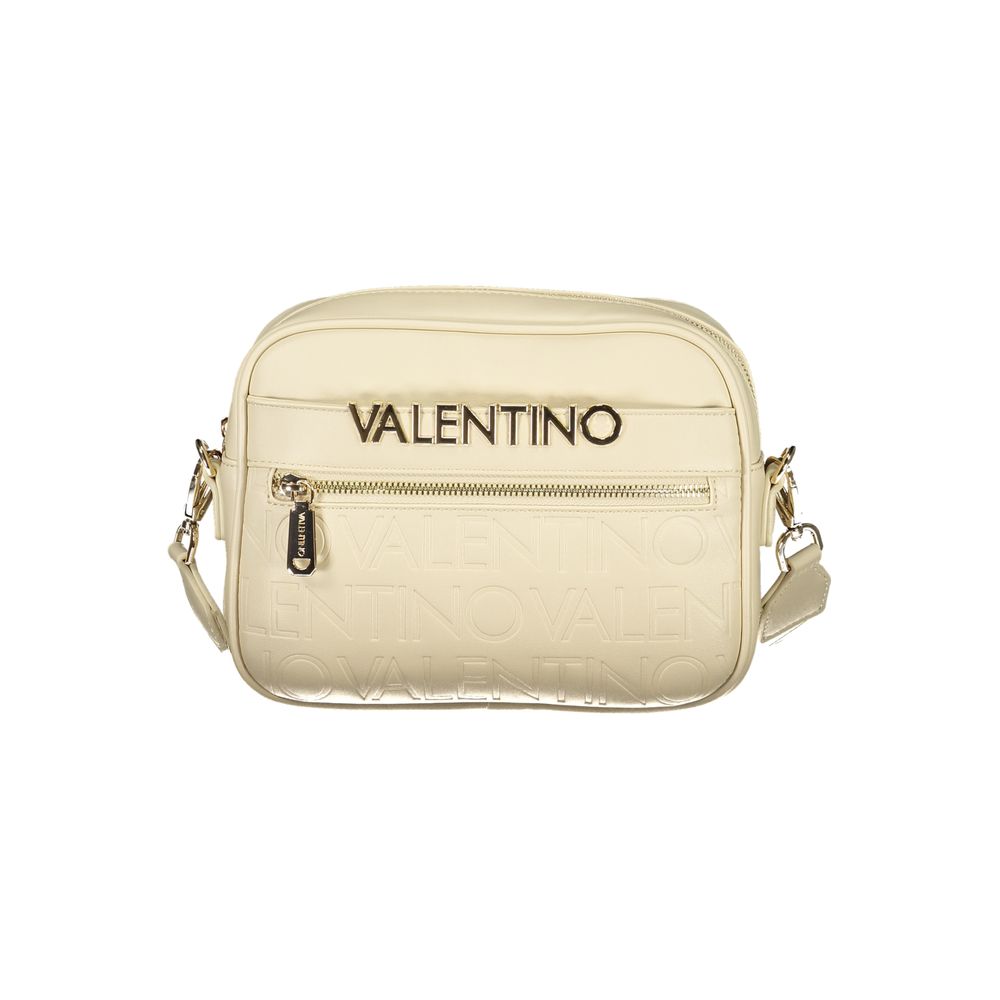 Mario Valentino Beige Polyurethane Damen Handtasche