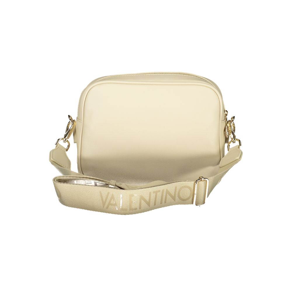 Mario Valentino Beige Polyurethane Damen Handtasche