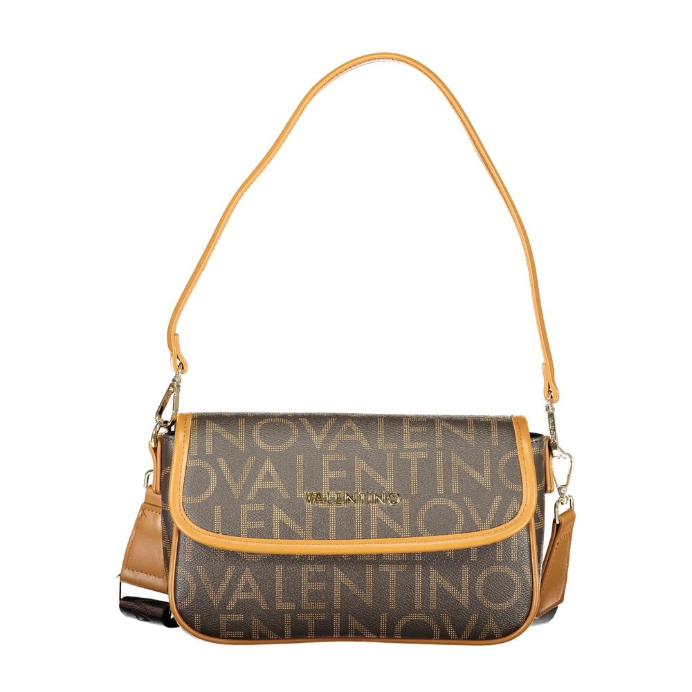 Mario Valentino Braune Polyurethan Donna Tasche