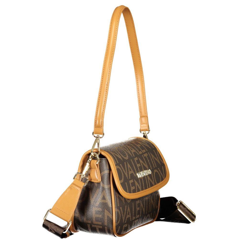 Mario Valentino Braune Polyurethan Donna Tasche