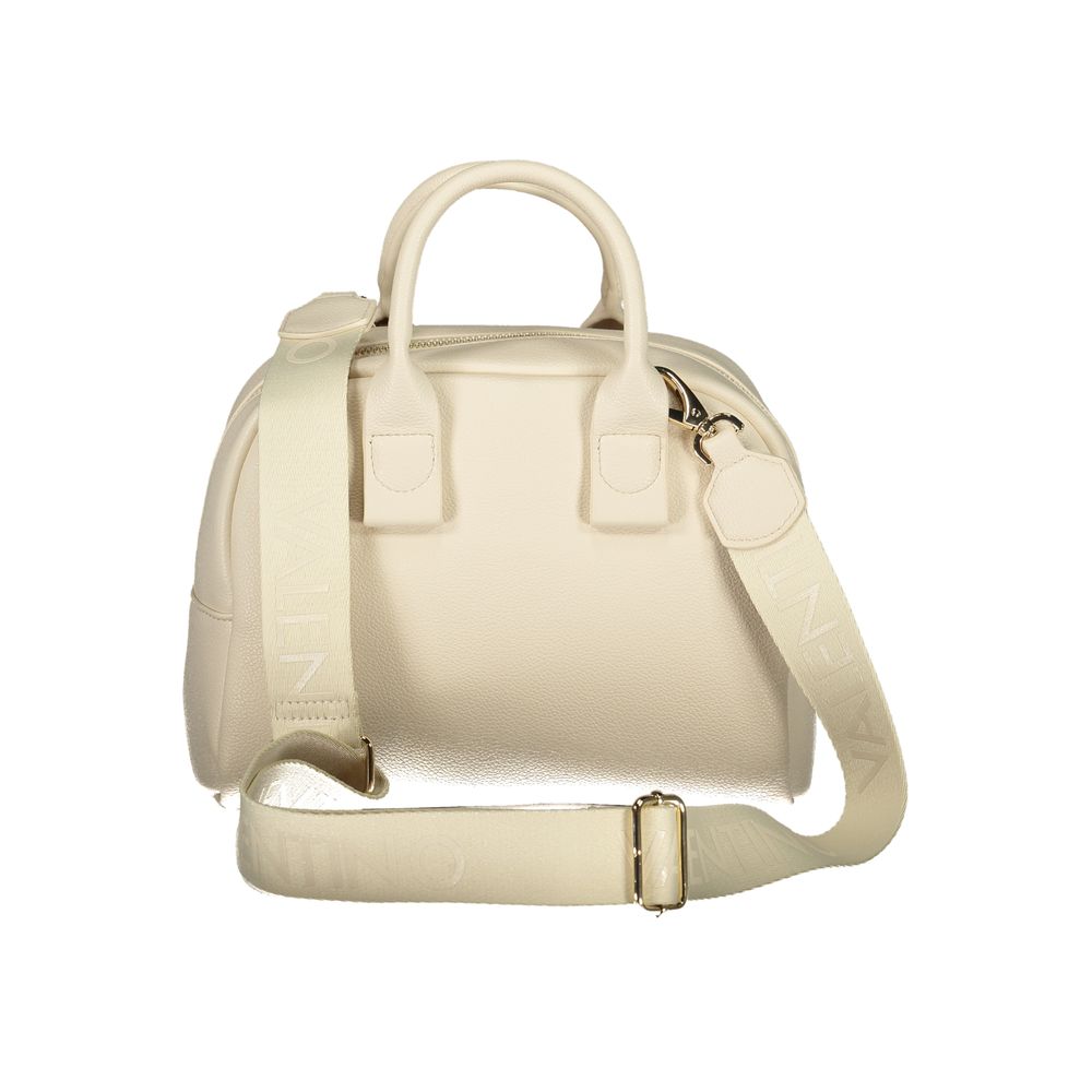 Mario Valentino Beige Polyurethane Damen Handtasche