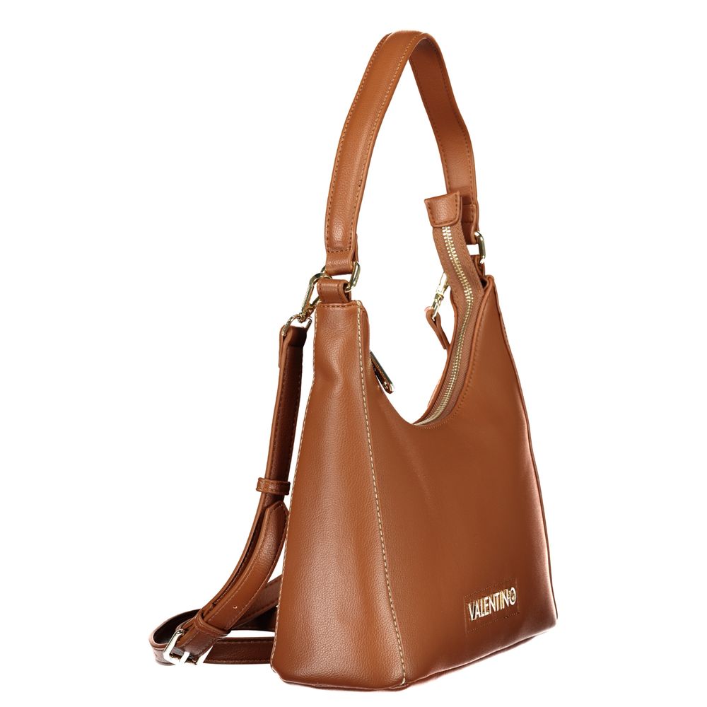 Mario Valentino Braune Damenhandtasche aus Polyurethan