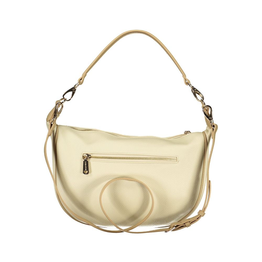 Mario Valentino Beige Polyurethane Damen Handtasche
