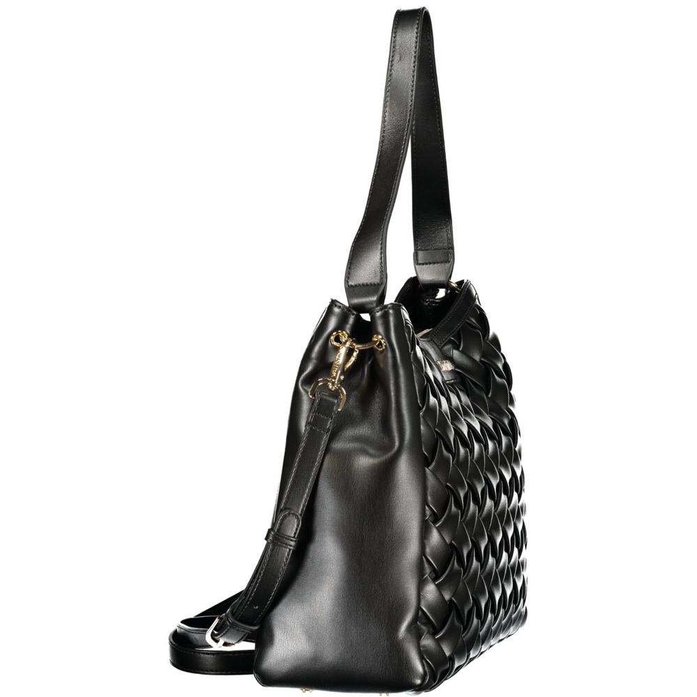 Mario Valentino Schwarze Handtasche aus Polyethylen