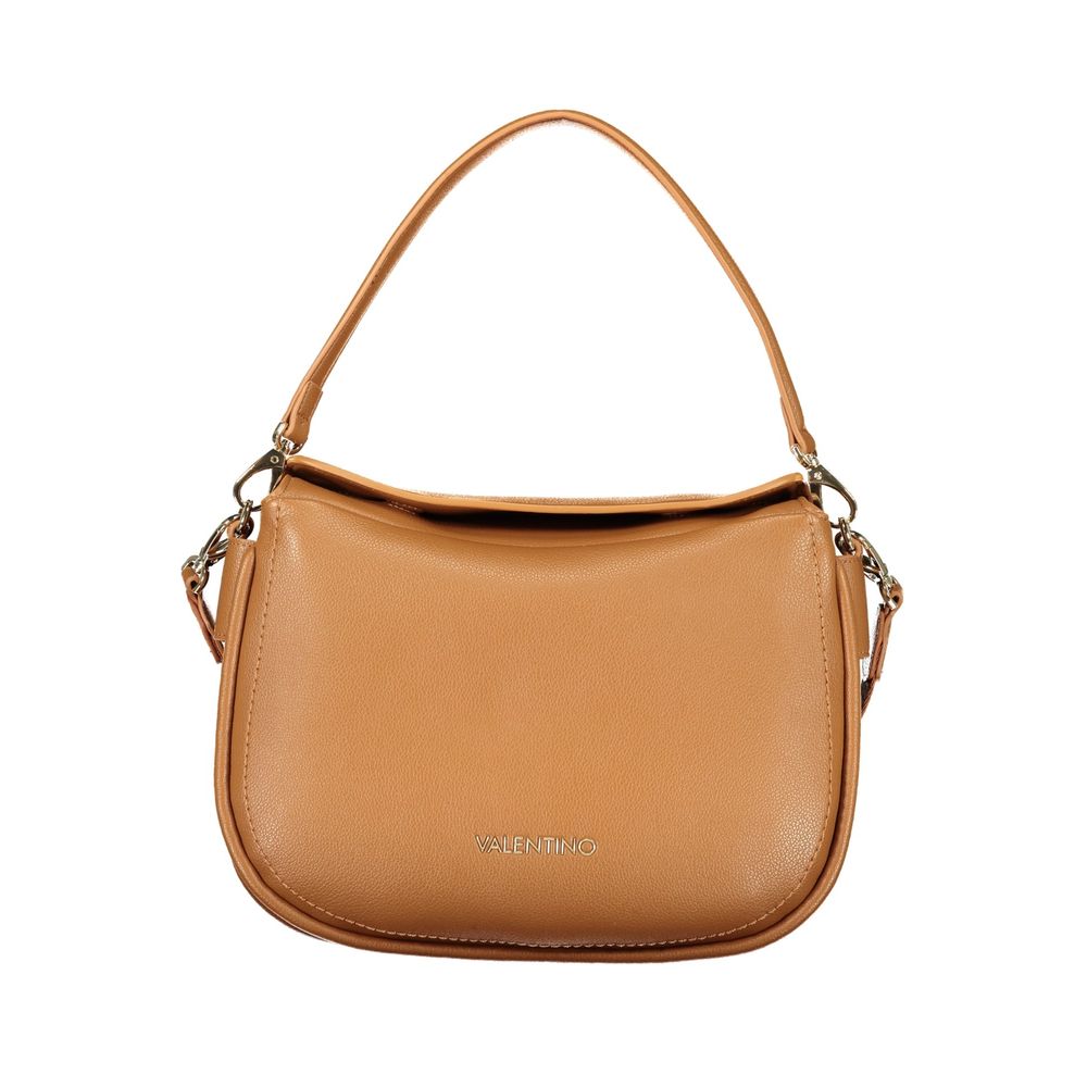 Mario Valentino Braune Damenhandtasche aus Polyurethan