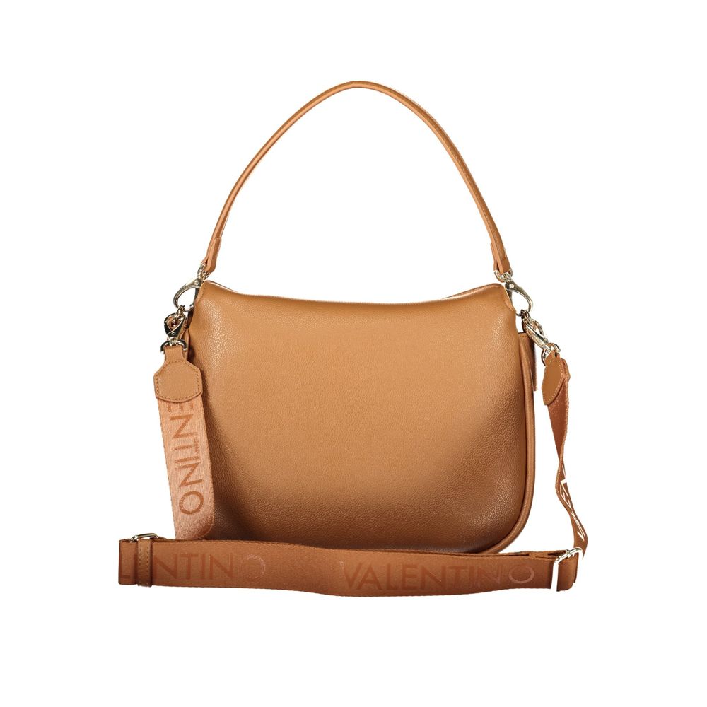 Mario Valentino Braune Damenhandtasche aus Polyurethan
