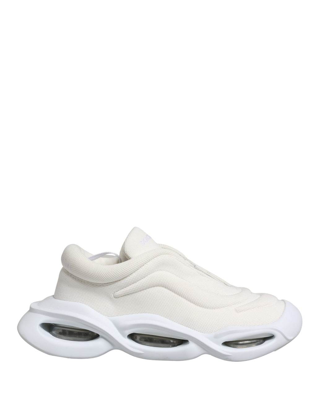 Dolce & Gabbana Weiß Slip On Wave Low Top Turnschuhe Schuhe