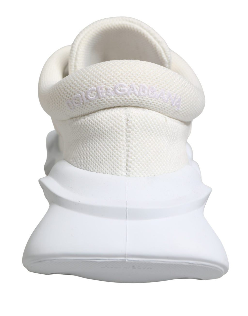 Dolce & Gabbana Weiß Slip On Wave Low Top Turnschuhe Schuhe