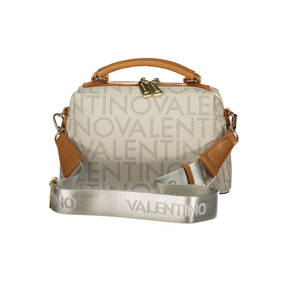 Mario Valentino Beige Polyurethane Damen Handtasche