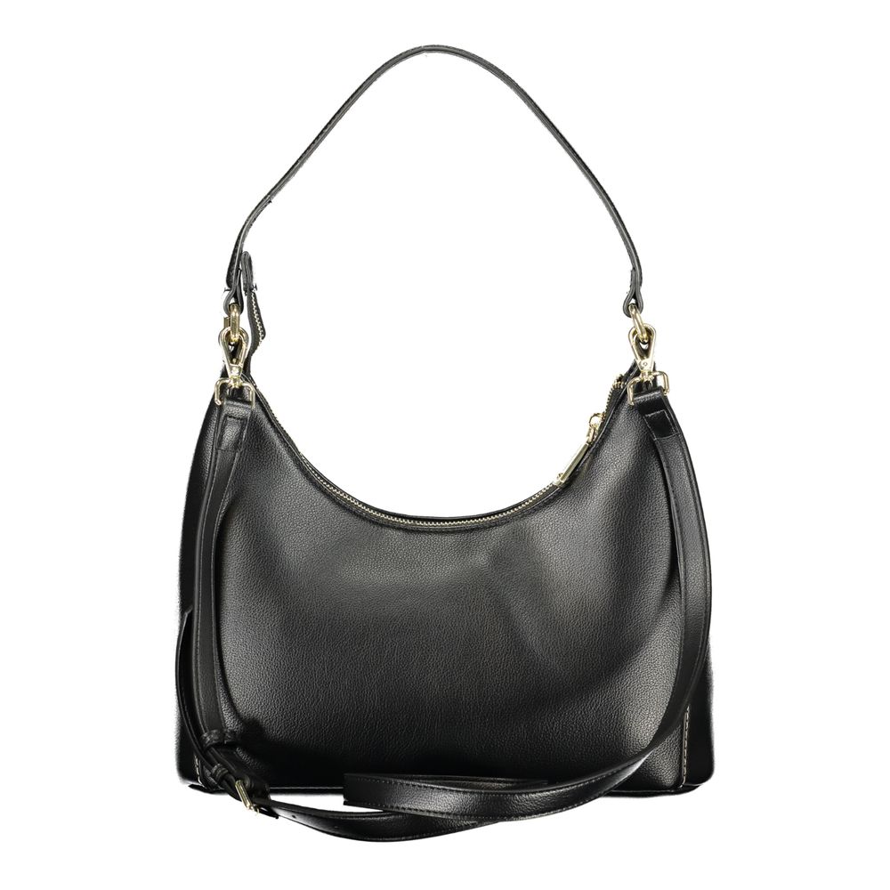 Mario Valentino Nero Polyurethane Damenhandtasche