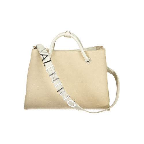Mario Valentino Beige Polyurethane Damen Handtasche