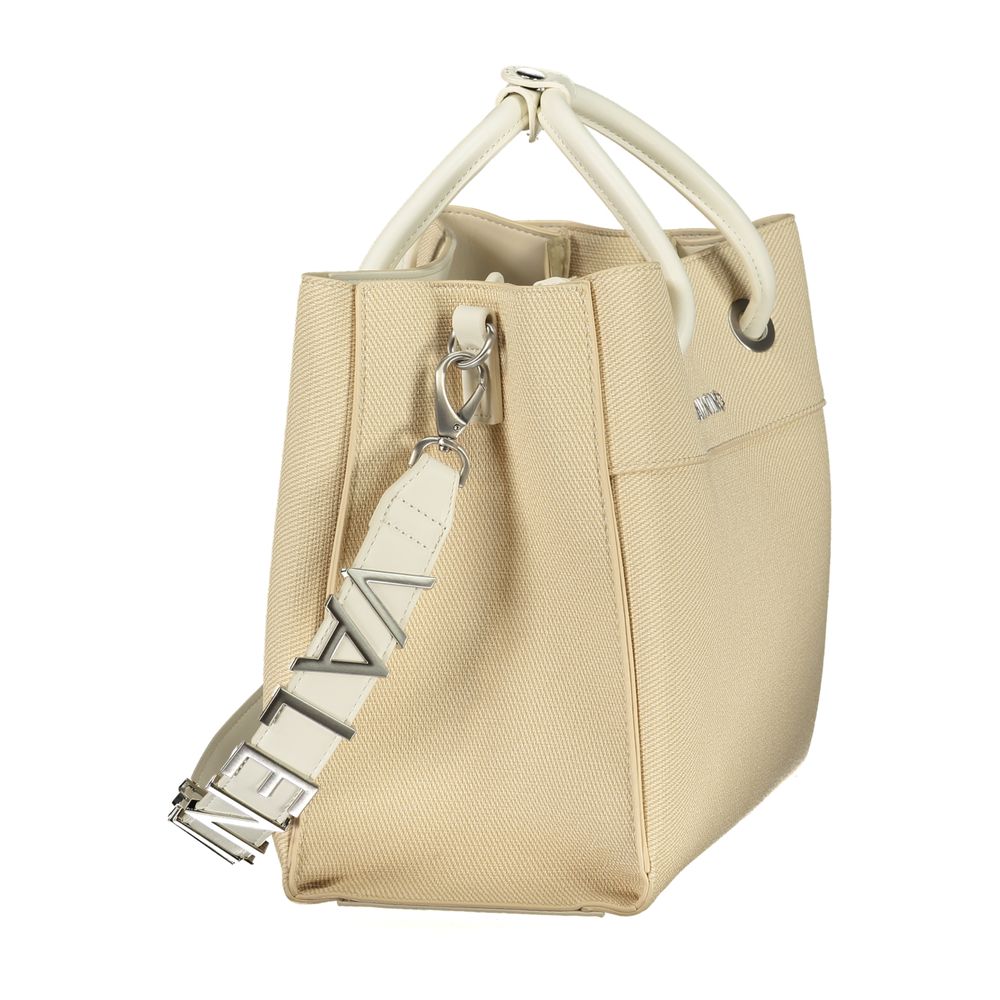 Mario Valentino Beige Polyurethane Damen Handtasche
