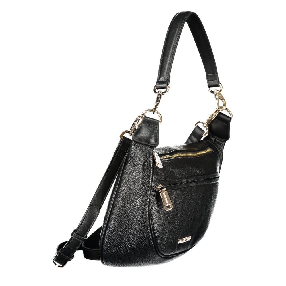 Mario Valentino Schwarze Damenhandtasche aus Polyurethan