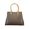 Mario Valentino Braune Damenhandtasche aus Polyurethan