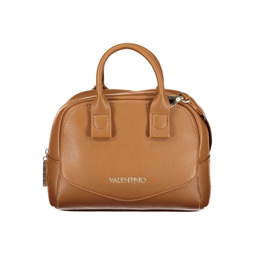 Mario Valentino Damen-Tasche aus braunem Polyurethan