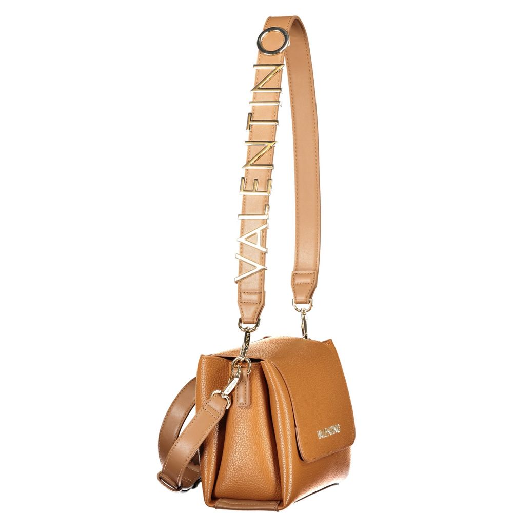 Mario Valentino Braune Damenhandtasche aus Polyurethan