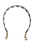 Dolce & Gabbana Schulterriemen aus Leder mit Streifenmuster in Multicolor