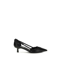 Prada Schwarze Pumps aus Ziegenleder mit hohem Absatz