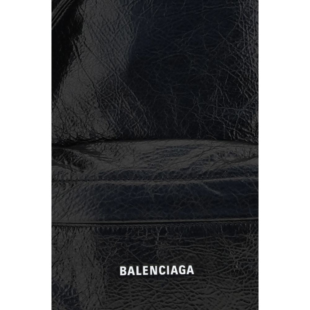 Balenciaga Schwarzer Nylon-Rucksack