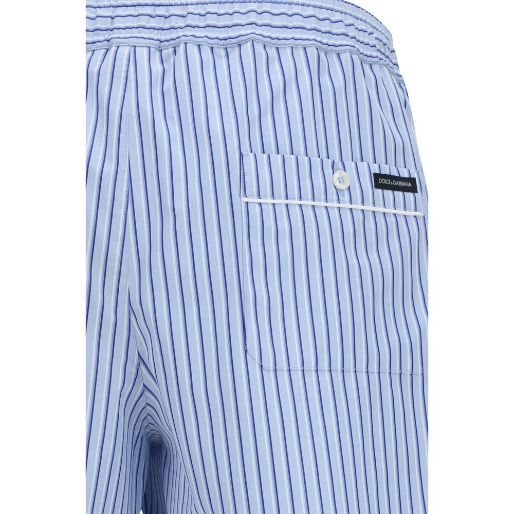 Dolce & Gabbana Mehrfarbige Baumwoll-Bermudashorts