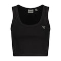 Guess Jeans Schwarzes Viskose-Tank-Top