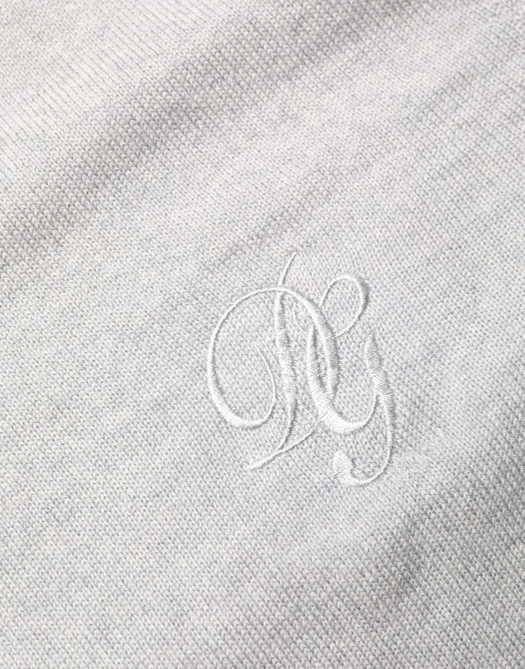 Dolce & Gabbana Grauer Pullover mit Rundhalsausschnitt und langen Ärmeln