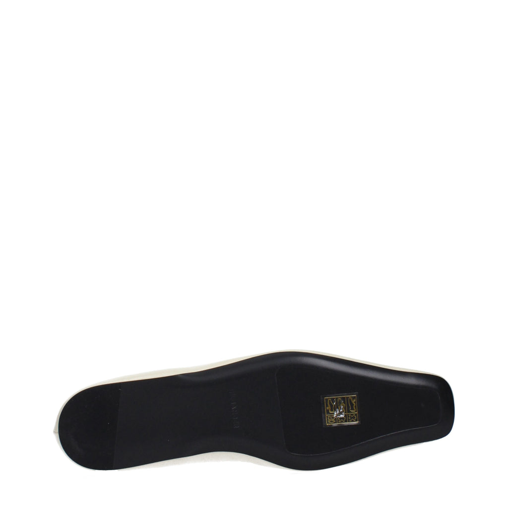 Jil Sander Beige Leder Ballerinas
