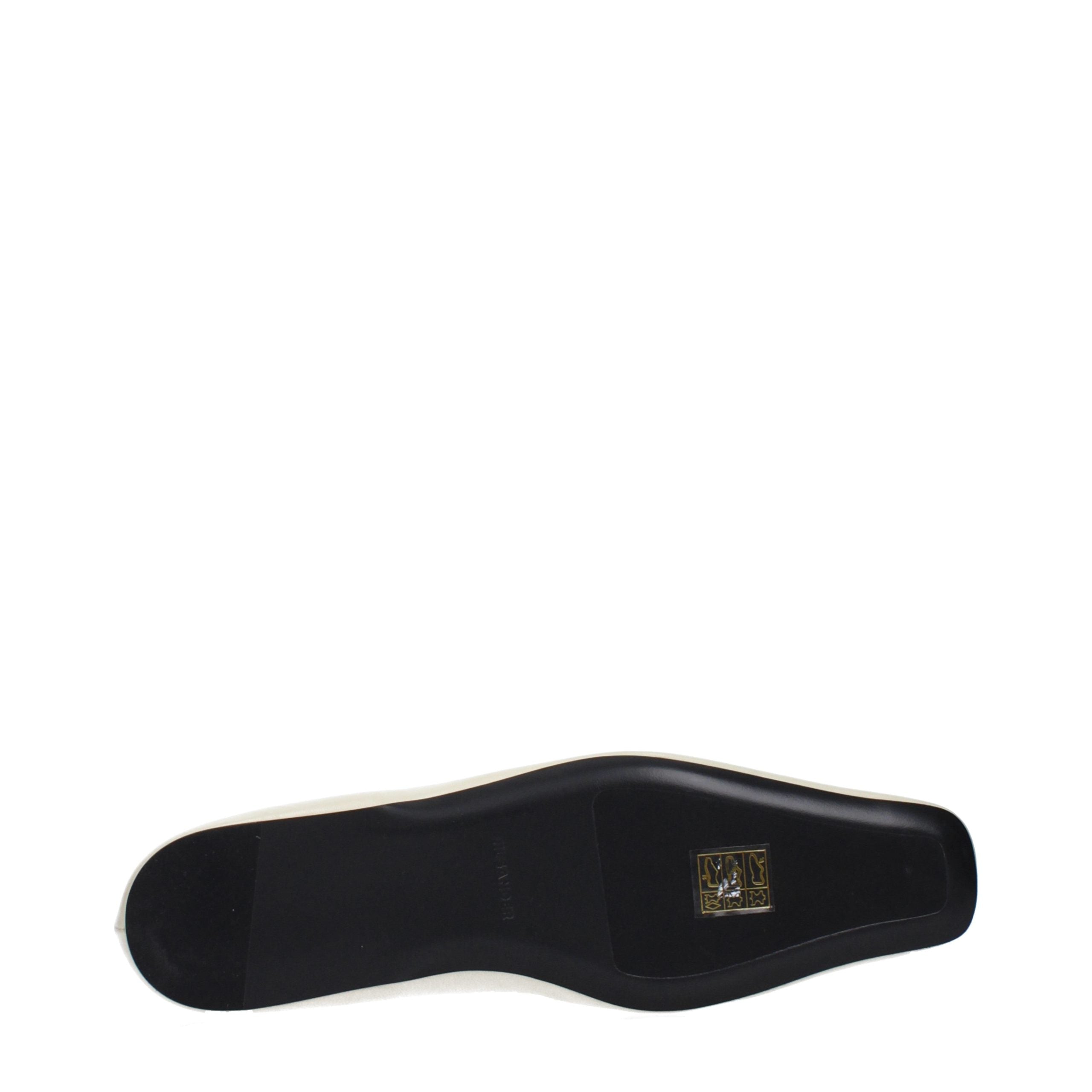 Jil Sander Beige Leder Ballerinas