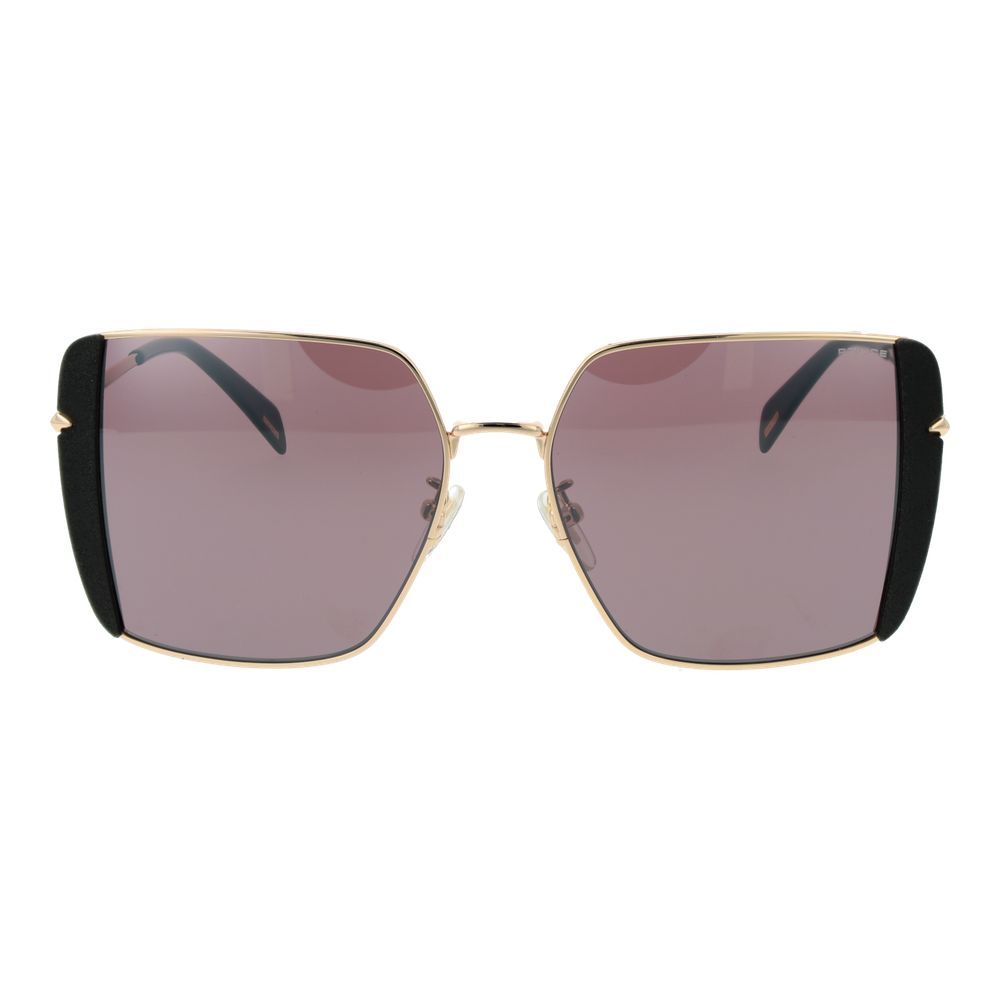 Police Sonnenbrille aus Goldmetall