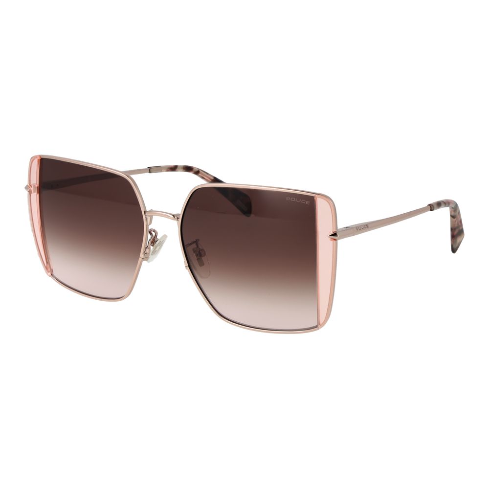 Police Sonnenbrille aus Roségold-Metall