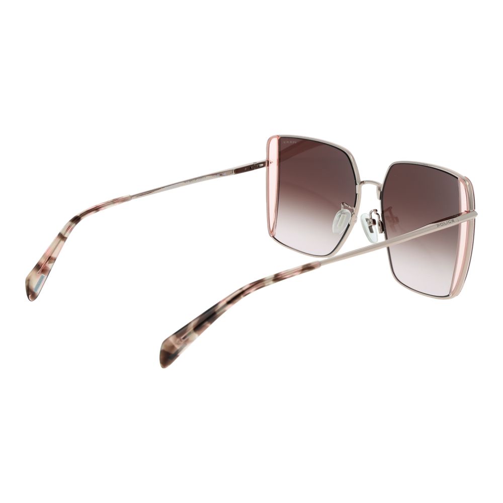 Police Sonnenbrille aus Roségold-Metall