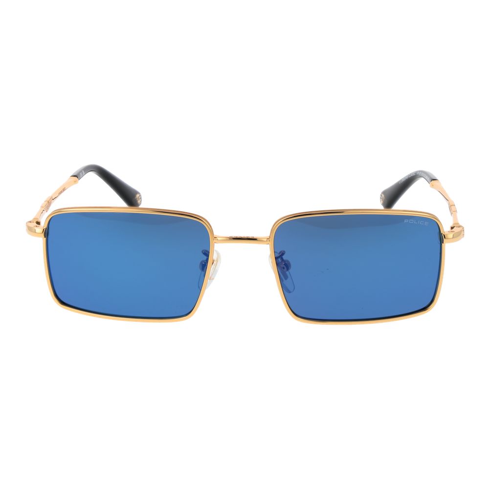 Police Sonnenbrille aus Goldmetall