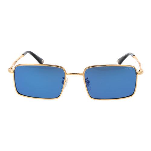 Police Sonnenbrille aus Goldmetall