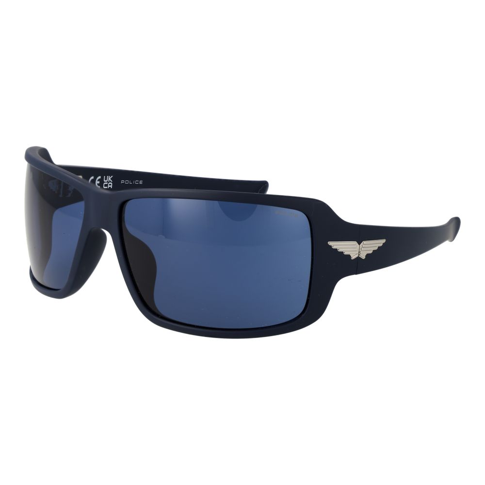 Police Blaue Sonnenbrille aus Kunststoff
