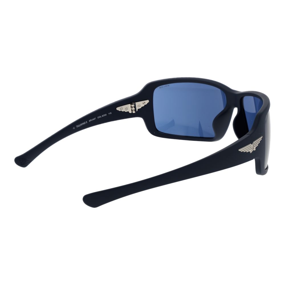 Police Blaue Sonnenbrille aus Kunststoff