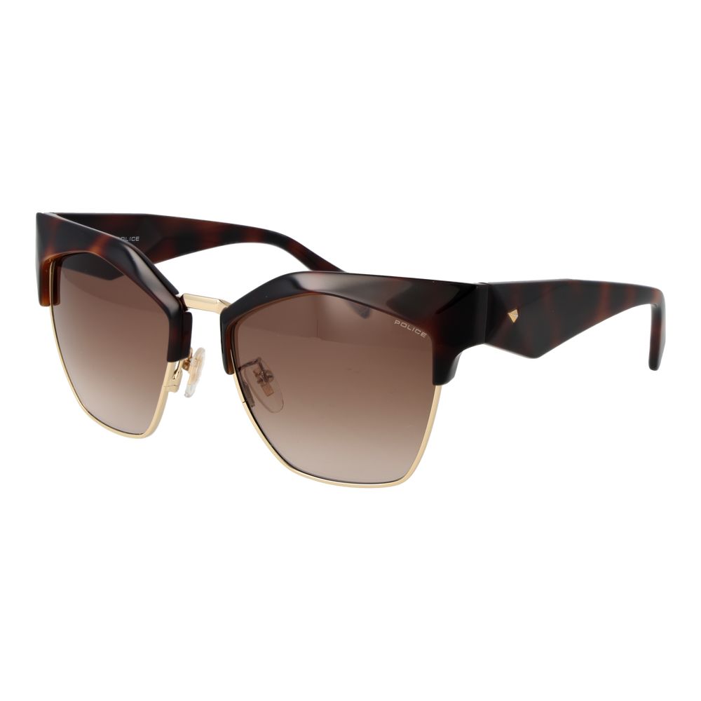Police Braune Sonnenbrille aus Kunststoff