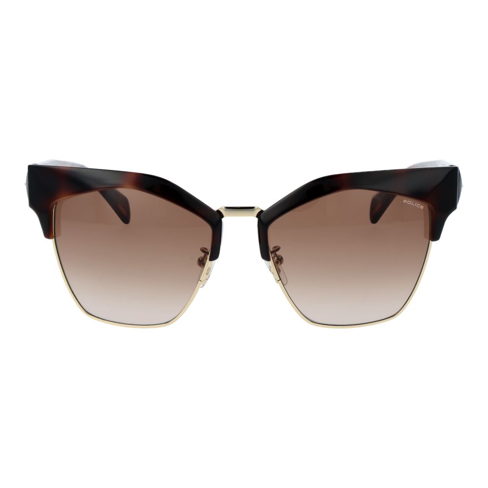 Police Braune Sonnenbrille aus Kunststoff