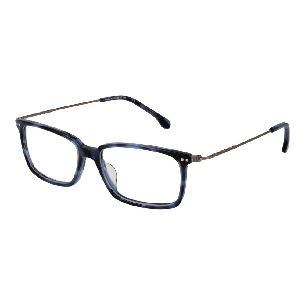 Lozza Blaue Brille aus Edelstahl (Gestell)