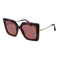 Max Mara Violette Sonnenbrille aus Kunststoff