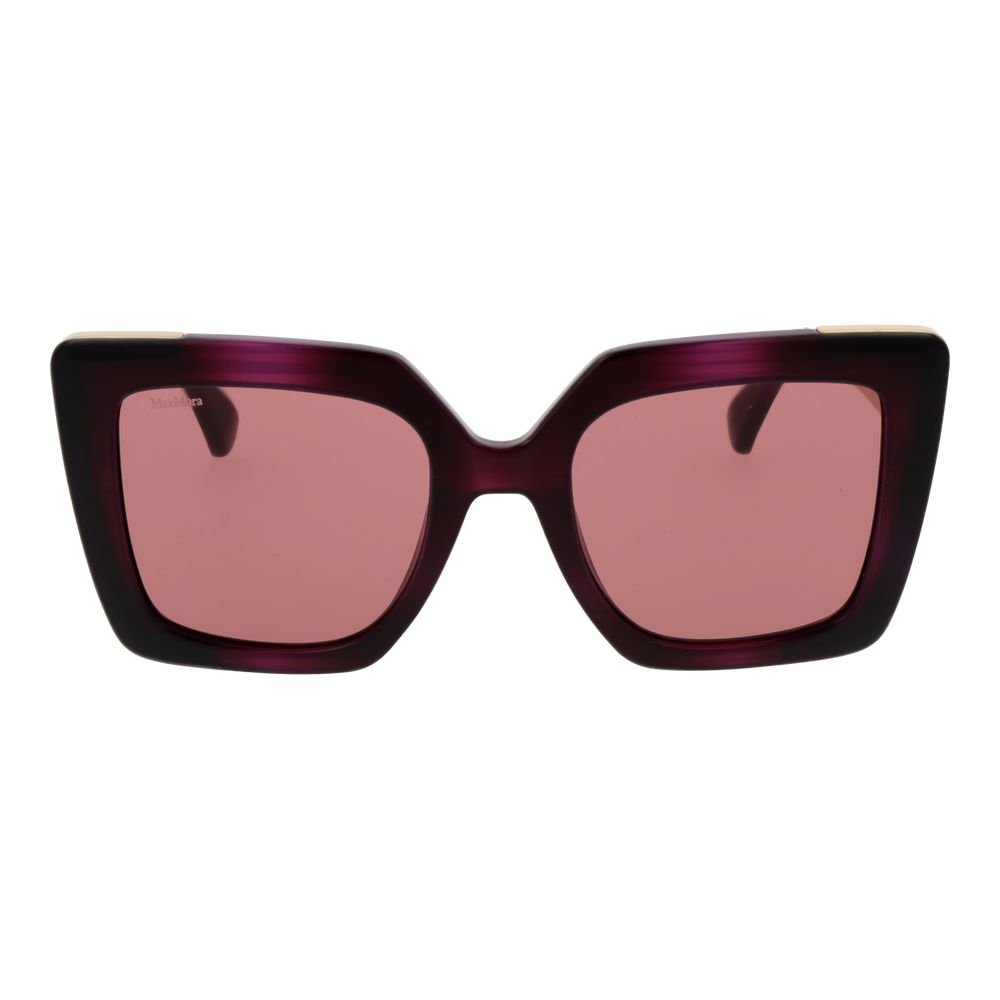 Max Mara Violette Sonnenbrille aus Kunststoff