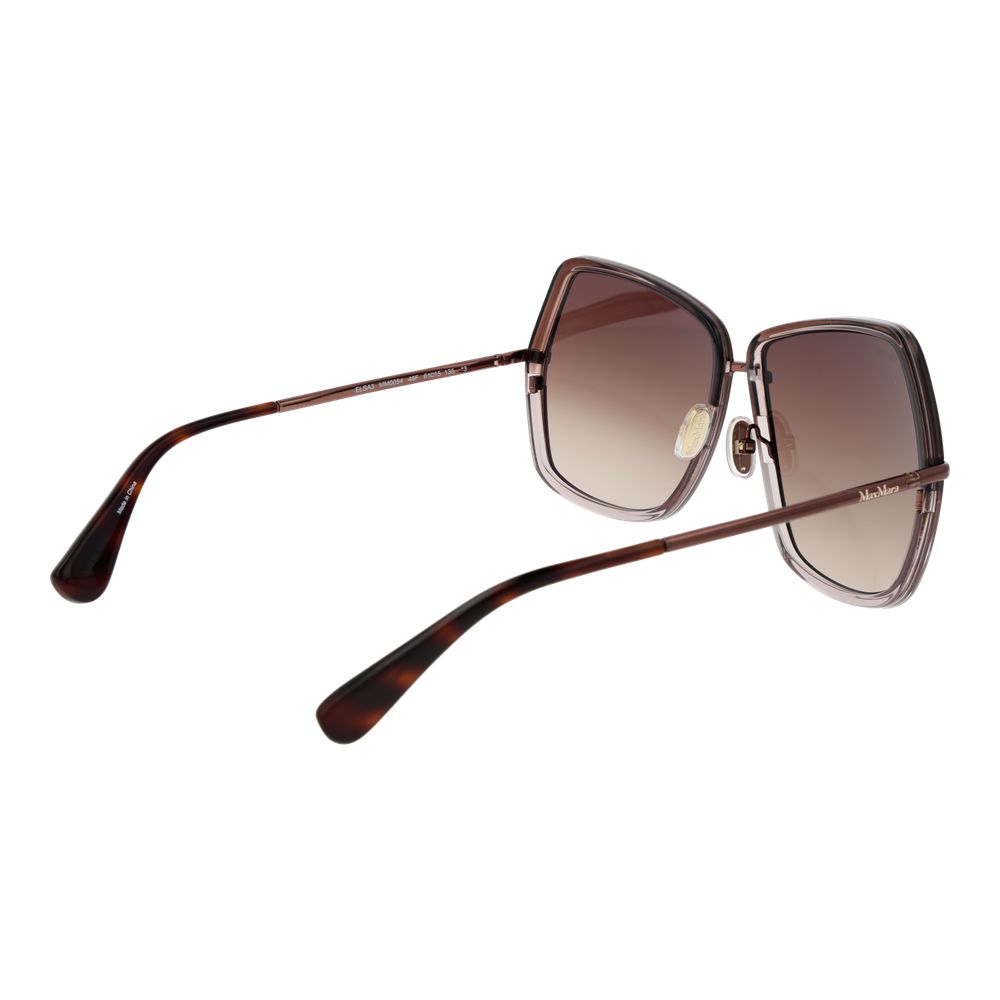 Max Mara Sonnenbrille aus Bronze-Metall