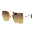 Max Mara Sonnenbrille aus Goldmetall