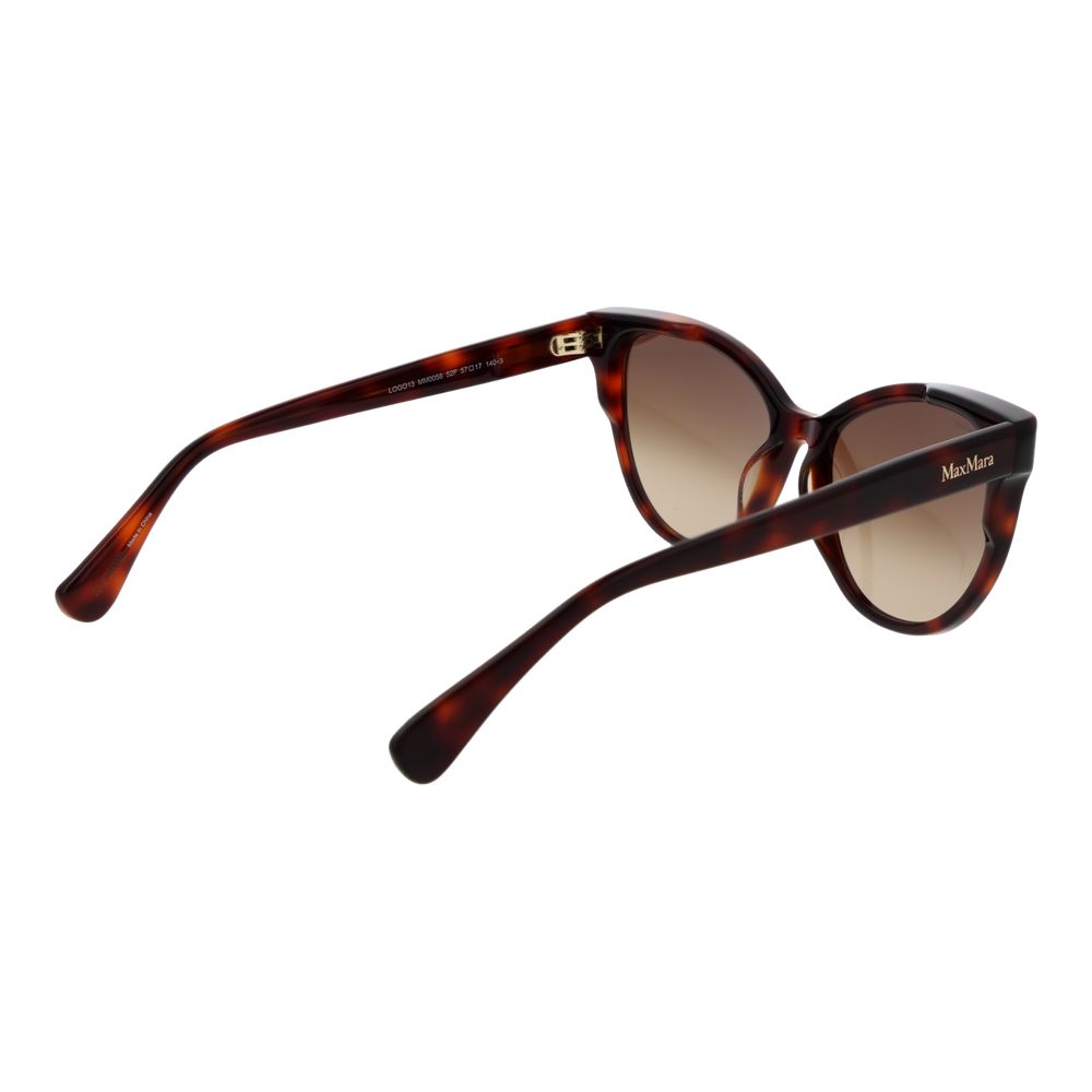 Max Mara Braune Sonnenbrille aus Acetat