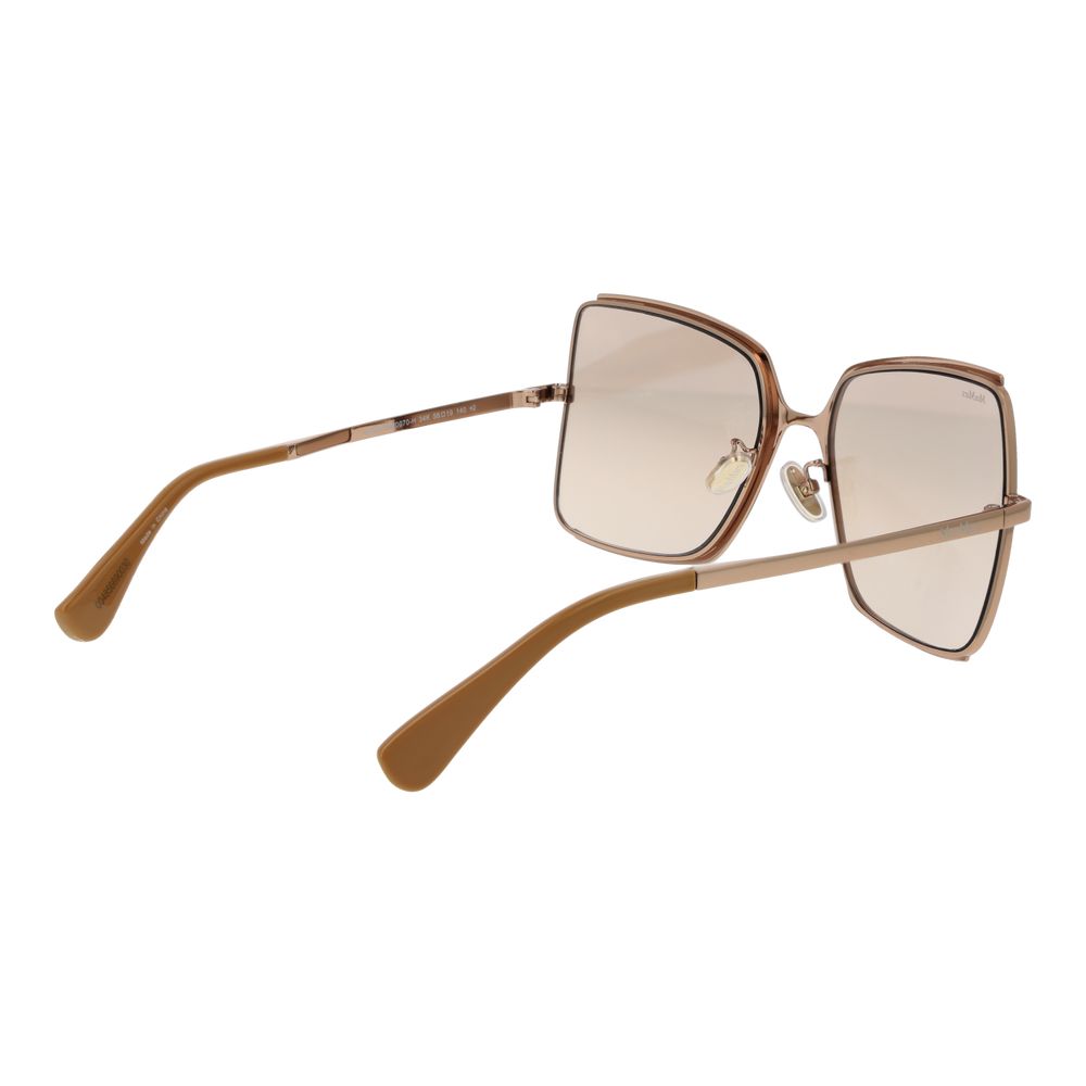 Max Mara Braune Sonnenbrille aus Metall