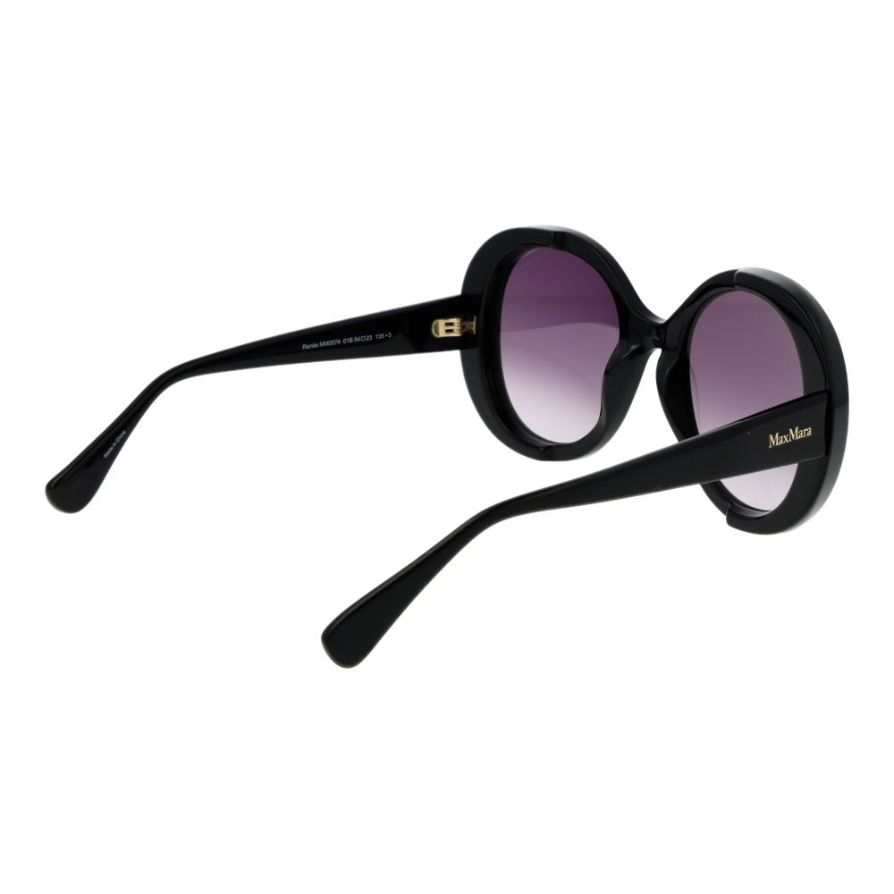 Max Mara Schwarze Sonnenbrille aus Acetat