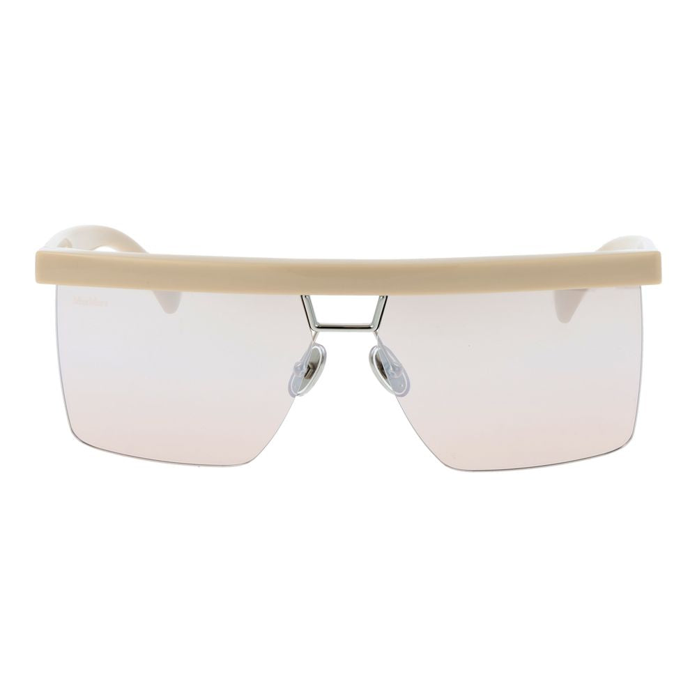 Max Mara Beige Kunststoff-Sonnenbrille