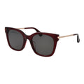 Max Mara Sonnenbrille aus Burgunderrotem Acetat