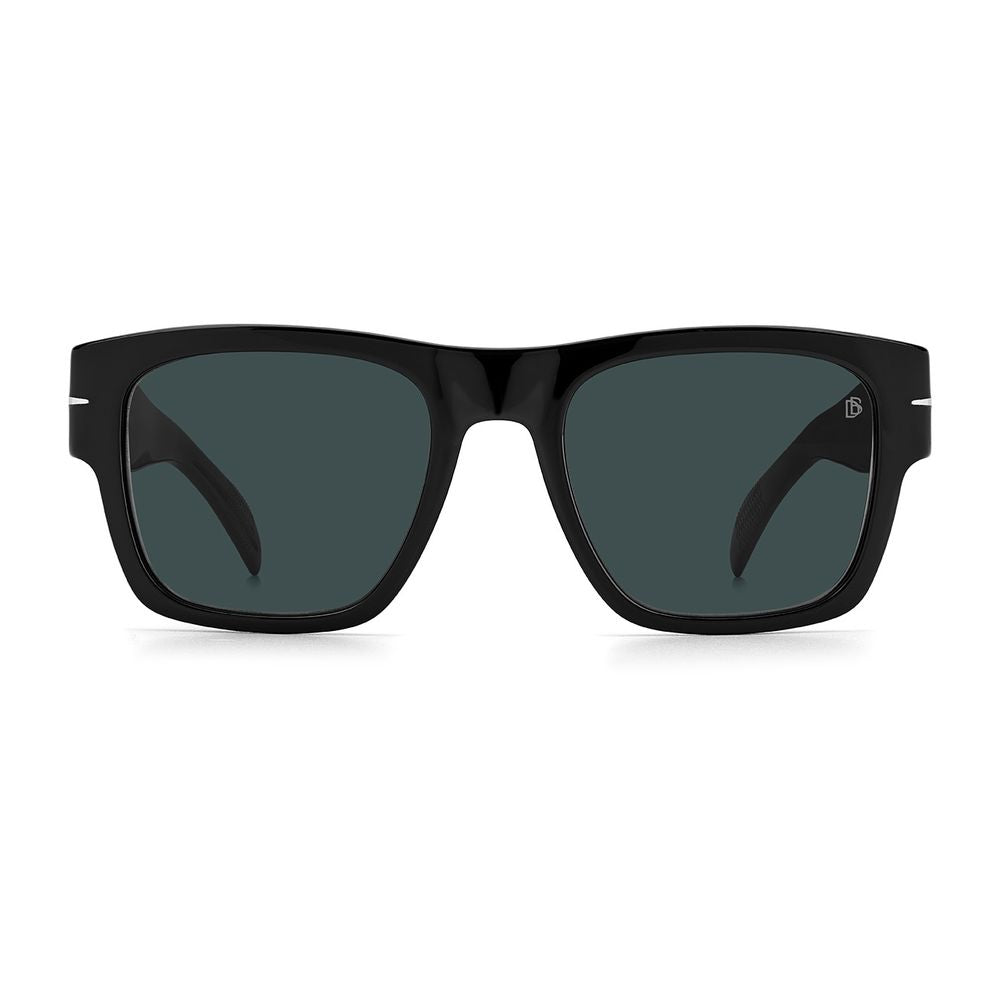 David Beckham Schwarze Sonnenbrille aus Kunststoff