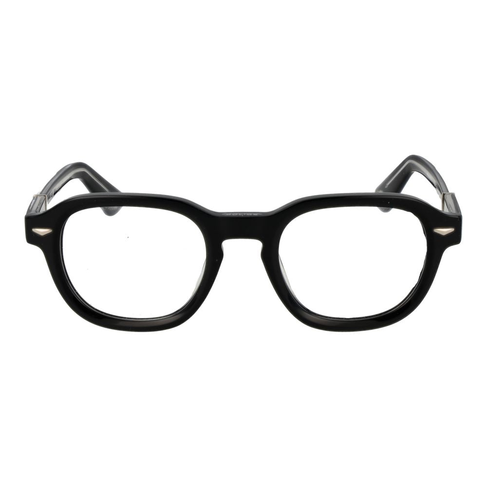 Police Brille mit schwarzen Cellulose-Acetat-Gestellen